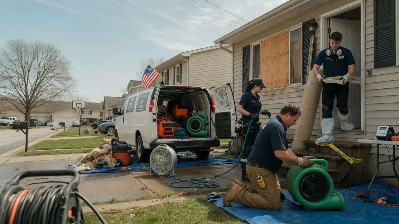Water Damage Restoration in Wingett Run, OH near me